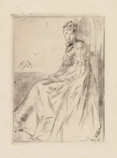 The Letter Maud Seated