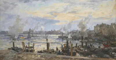 The Leuvehaven In The Port Of Rotterdam