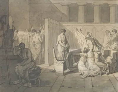 The Lictors Bringing Brutus The Bodies Of His Sons