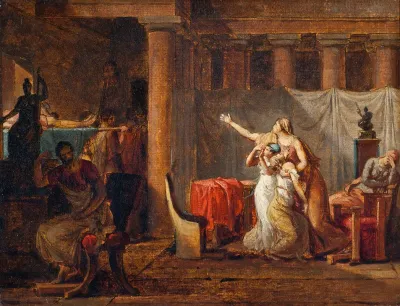 The Lictors Returning To Brutus The Bodies Of His Sons Study