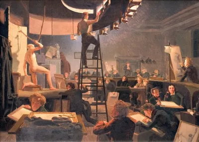 The Life Class At The Royal Academy Of Fine Arts