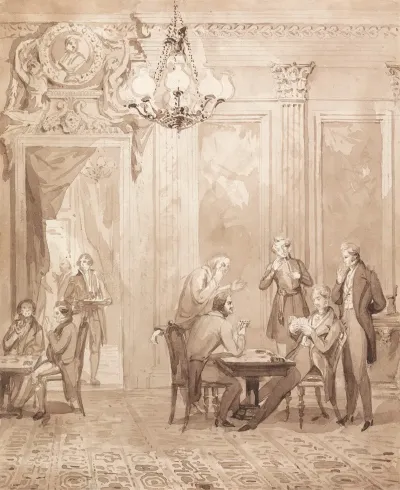 The Life Of A Nobleman Scene The Fifth The Gambling House