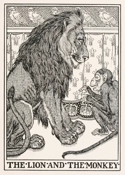 The Lion And The Monkey