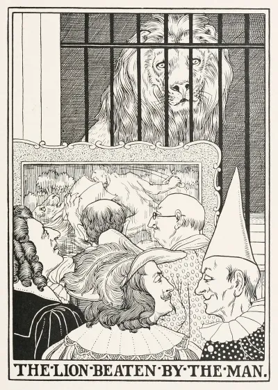 The Lion Beaten By The Man