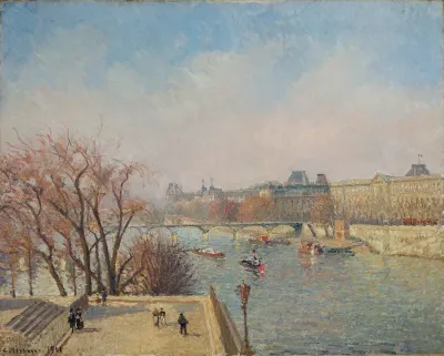 The Louvre Morning Sunlight