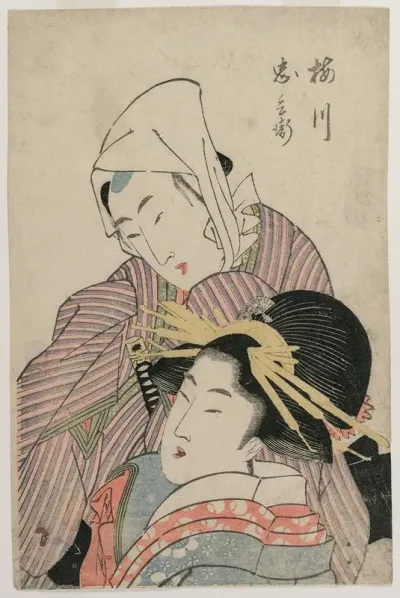 The Lovers Umegawa And Chubei