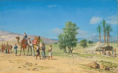 The Madian Merchants Taking Joseph To Egypt