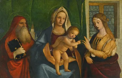 The Madonna And Child With Saints Jerome And Catherine