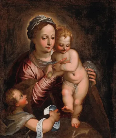 The Madonna And Child With The Infant Saint John The Baptist 3