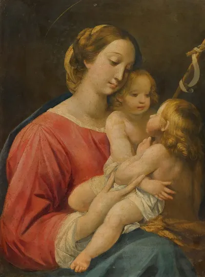 The Madonna And Child With The Infant Saint John The Baptist 4