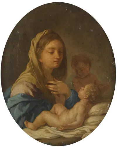The Madonna And Child With The Infant Saint John The Baptist 6