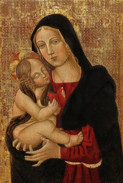 The Madonna Teaching The Child To Read