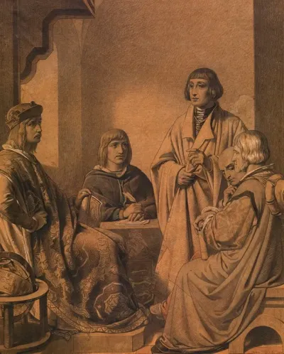 The Magistracy Of Antwerp Receives The First Muscovite Delegates In 1524