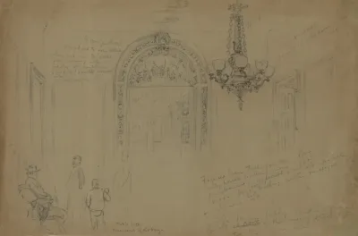 The Main Lobby Leading From The Old Hall Of The House Of Representatives To The New One