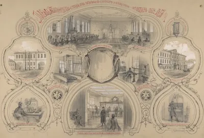 The Main Telegraph Office Newly Built In St Petersburg And Opened 14 October 1862