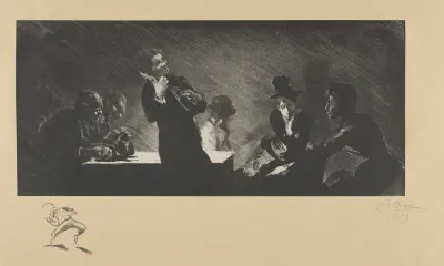 The Mandolin Player Mandoliniste