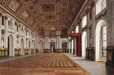 The Marble Room Of The Royal Palace Berlin