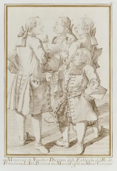 The Marquis De Vandieres Abbe Jean Bernard Le Blanc Germain Soufflot And Charles Nicolas Cochin The Younger