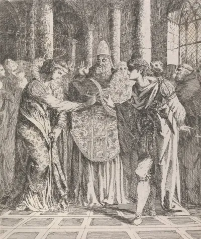 The Marriage Of St Margaret With King Malcolm
