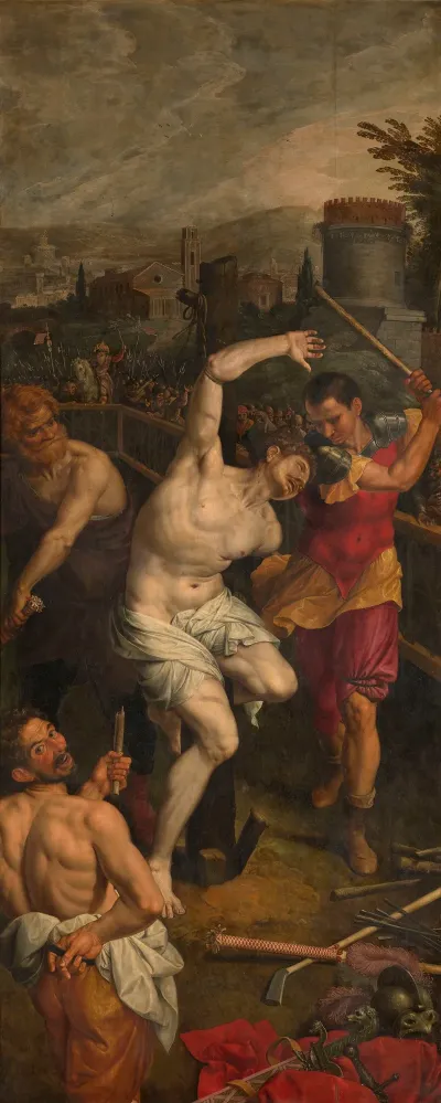 The Martyrdom Of Saint Sebastian Of Rome