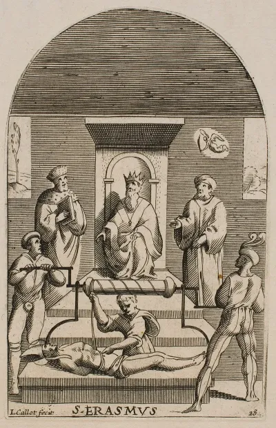 The Martyrdom Of St Erasmus
