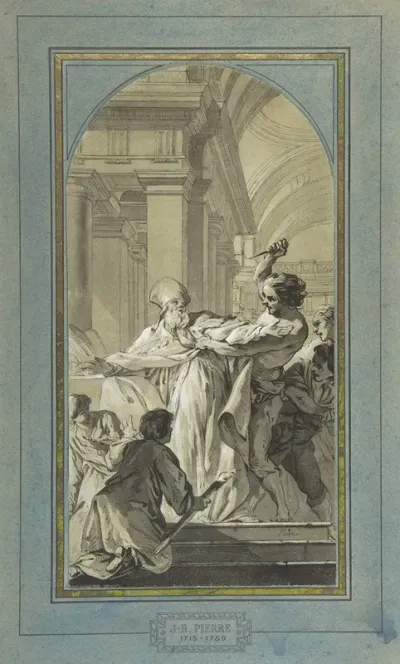 The Martyrdom Of St Thomas Becket Archbishop Of Canterbury