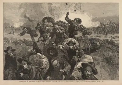 The Massacre Of The Chinese At Rock Springs Wyoming