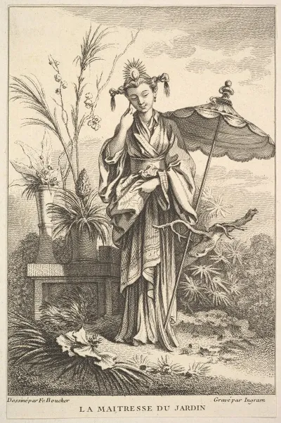 The Master Gardener After Francois Boucher