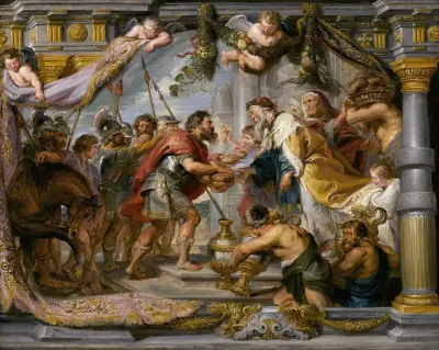 The Meeting Of Abraham And Melchizedek