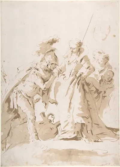 The Meeting Of Anthony And Cleopatra