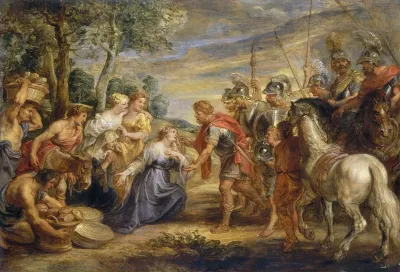 The Meeting Of David And Abigail