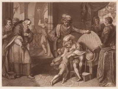 The Meeting Of Edward V And His Brother The Duke Of York