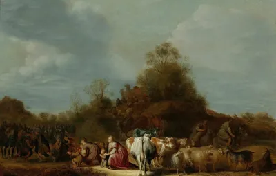 The Meeting Of Jacob And Esau