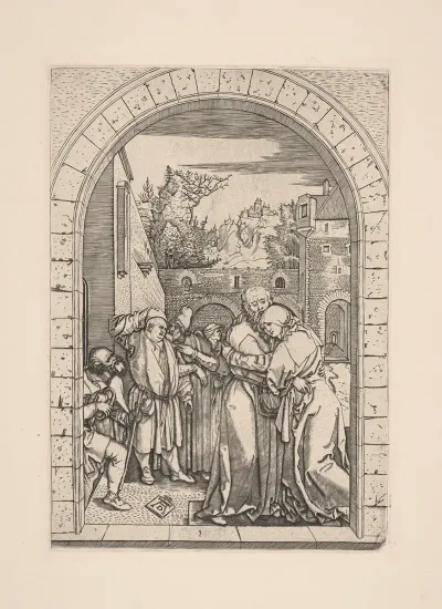 The Meeting Of Joachim And Anne At The Golden Gate