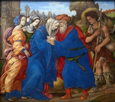 The Meeting Of Joachim And Anne Outside The Golden Gate Of Jerusalem