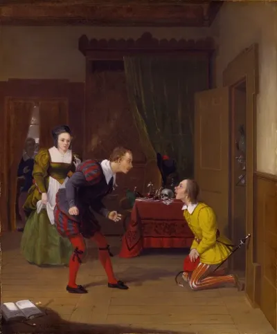 The Merry Wives Of Windsor Dr Caius Simple And Dame Quickly