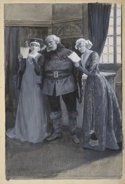 The Merry Wives Of Windsor Iii 1 At Her Majestys Theatre June 28 1902