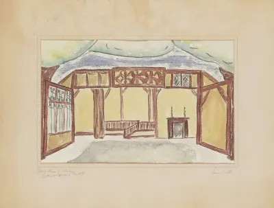 The Merry Wives Of Windsor Interior Set
