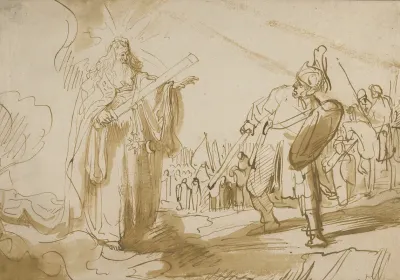 The Messenger Of God Appearing To Joshua