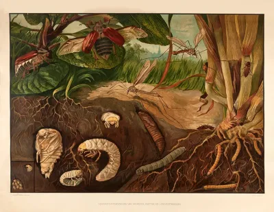 The Metamorphosis Of Cockchafers Click Beetles And Crane Flies