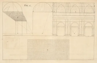 The Method Of Drawing The Net Of Lattice Work On Vaults
