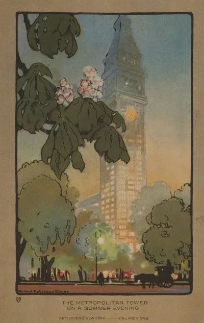 The Metropolitan Tower On A Summer Evening 2