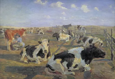 The Milking Place At Meilgard