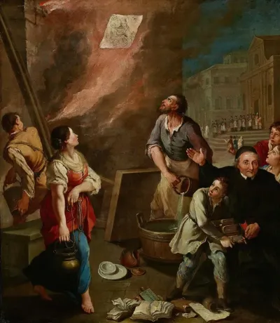 The Miracle Of The Madonna Of The Fire