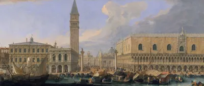 The Molo Venice From The Bacino Di San Marco