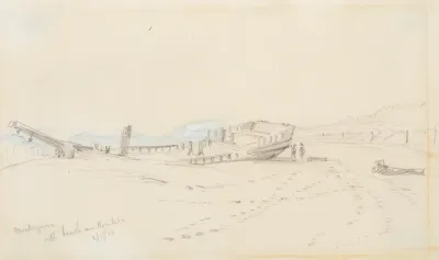 The Montezuma On The Beach Near Hokitika