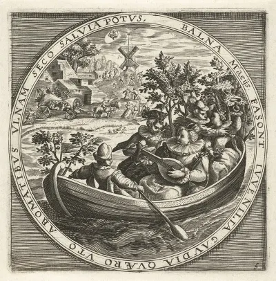 The Month Of May A Musical Group In A Boat