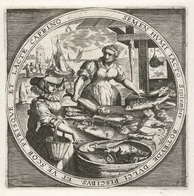 The Month Of September Fishmonger