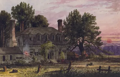 The Moore House Near Yorktown Va Front