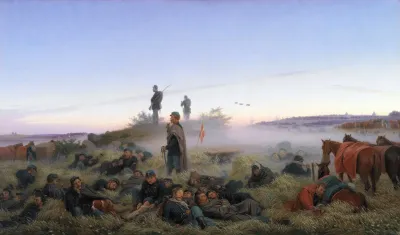 The Morning After The Battle Of Isted July 25 1850